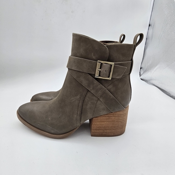 Kork-Ease Joelle Leather Bootie Taupe Women’s Size 9 - Picture 3 of 11